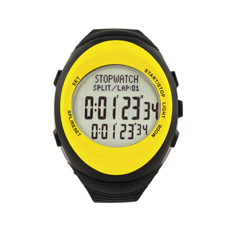 Montre Fastime Rally Watch 3 special copilote Couleur Noir Jaune