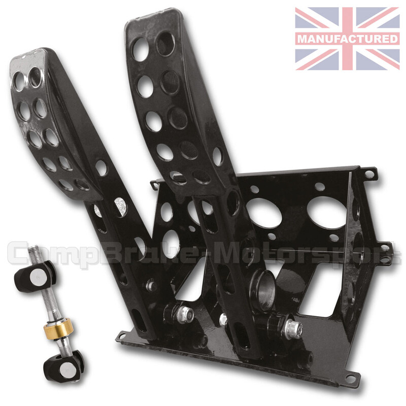 Pédalier Compbrake Sportline pédale double à cable au plancher - acier