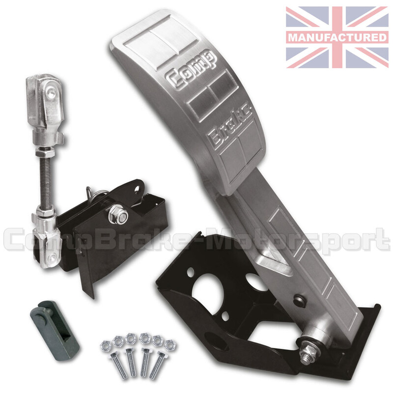 Pédalier Compbrake universel pédale embrayage au plancher - aluminium