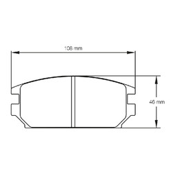 Plaquettes de frein Pagid 2445 RS42 Mitsubishi Lancer Evo IV 95>97 AR