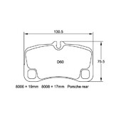 Plaquettes de frein Pagid RSL29 Porsche 997 Ar