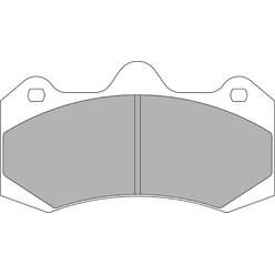 Plaquettes Ferodo DS3000 FRP3114 AP Racing CP7040