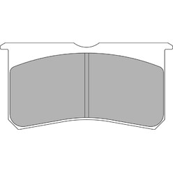 Plaquettes Ferodo DS3000 FRP3116 Ford Fiesta V R2 Asphalte Avt