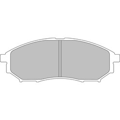 Plaquettes Ferodo Racing DS 2500 FCP1690H