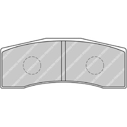Plaquettes Ferodo Racing DS UNO FRP3102Z