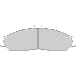 Plaquettes Ferodo Racing DS1.11 Chevrolet Corvette C5 AN 01-97>