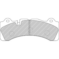 Plaquettes Ferodo Racing DS1.11 FRP3099 étrier Brembo 6p 48mm