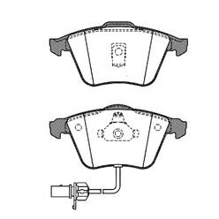 Plaquettes sportives BREMBO HP 2000 Audi A6 Allroad Avant