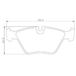 Plaquettes sportives BREMBO HP 2000 BMW E36, E46 M3 Avant