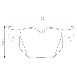 Plaquettes sportives BREMBO HP 2000 BMW E46 E39 Arrière