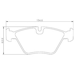 Plaquettes sportives BREMBO HP 2000 BMW E90 320-330i Avant