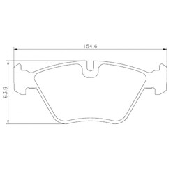 Plaquettes sportives BREMBO HP 2000 BMW E90 320-330i Avant