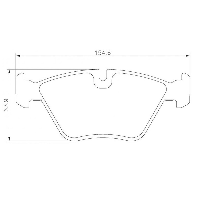 Plaquettes sportives BREMBO HP 2000 BMW E90 320-330i Avant