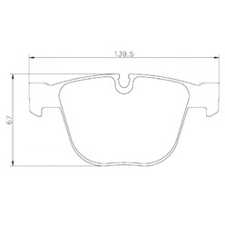 Plaquettes sportives BREMBO HP 2000 BMW E92 M3 Arrière