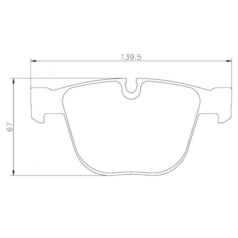 Plaquettes sportives BREMBO HP 2000 BMW E92 M3 Arrière