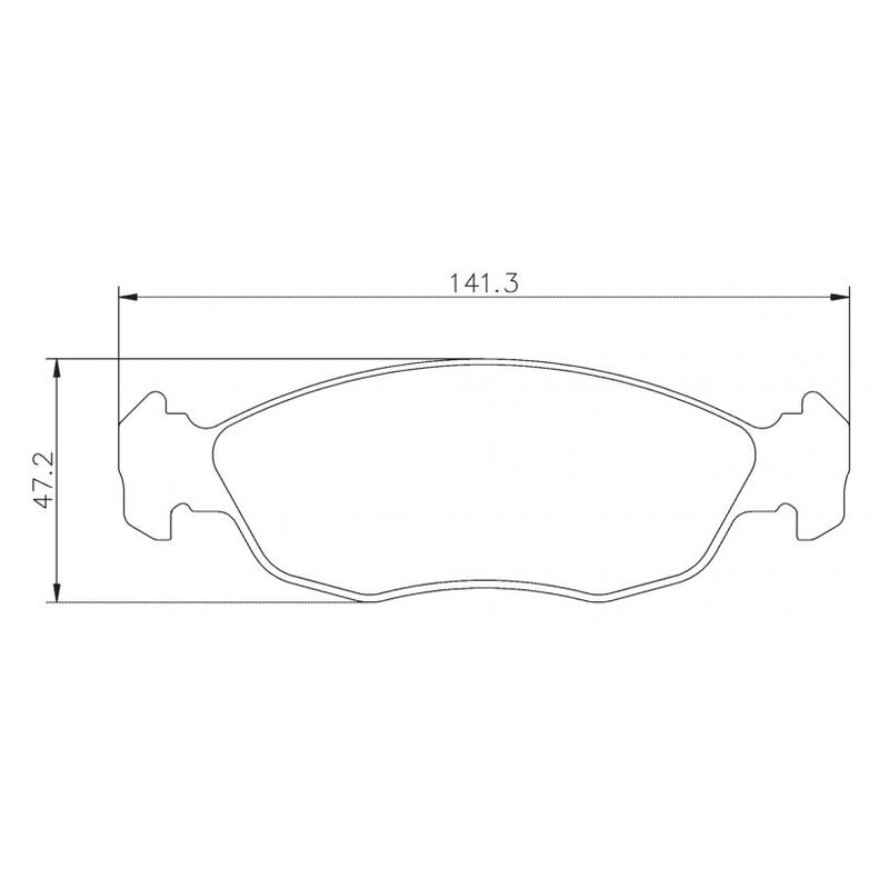 Plaquettes sportives BREMBO HP 2000 Citroen Saxo VTR Avant