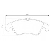 Plaquettes sportives BREMBO HP 2000 Ford Focus RS 2.5 Avant