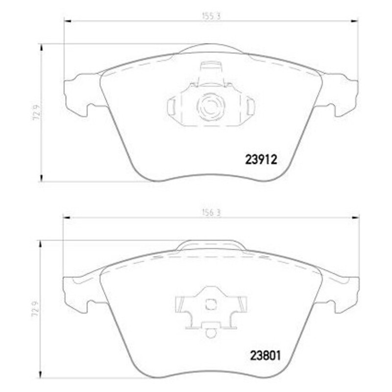Plaquettes sportives BREMBO HP 2000 Ford Focus ST 2.5 Avant