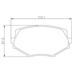 Plaquettes sportives BREMBO HP 2000 Mazda MX5 Avant