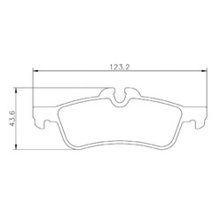 Plaquettes sportives BREMBO HP 2000 Mini Arrière