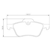 Plaquettes sportives BREMBO HP 2000 Mini Avant