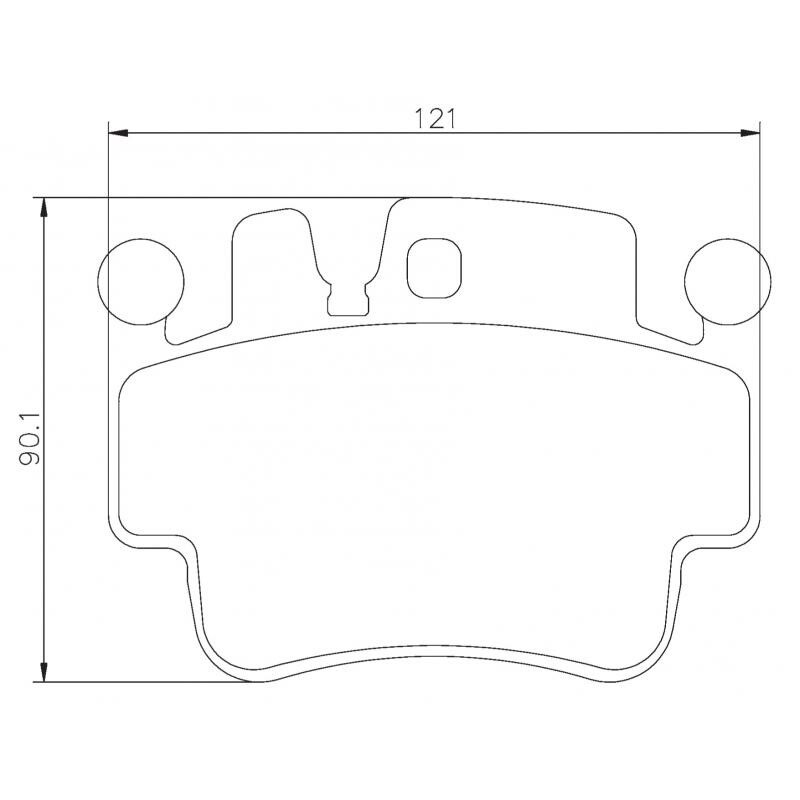 Plaquettes sportives BREMBO HP 2000 Porsche 996, 997 Avant et Arrière