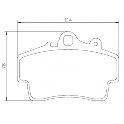 Plaquettes sportives BREMBO HP 2000 Porsche Boxster Avant