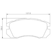 Plaquettes sportives BREMBO HP 2000 Subaru Impreza Avant
