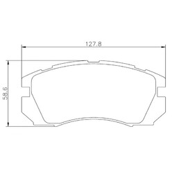 Plaquettes sportives BREMBO HP 2000 Subaru Impreza Avant