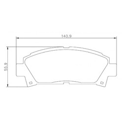 Plaquettes sportives BREMBO HP 2000 Toyota MR2 2.0 Avant