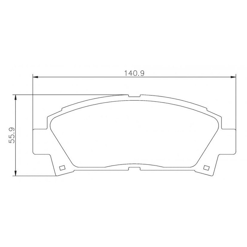 Plaquettes sportives BREMBO HP 2000 Toyota MR2 2.0 Avant