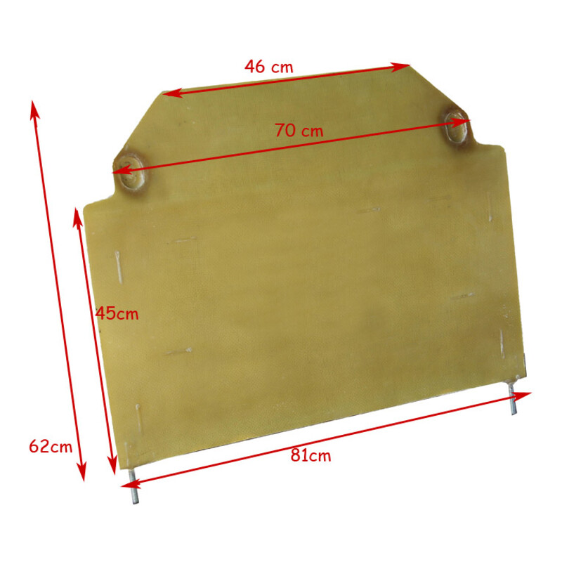 Protège carter Kevlar et nid d'abeille - Citroën C2 S1600/F2000
