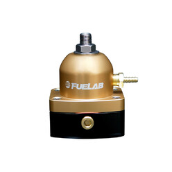Régulateur pression essence régl. Fuelab 1.7>6.2b (2 in, 1 out) - Or