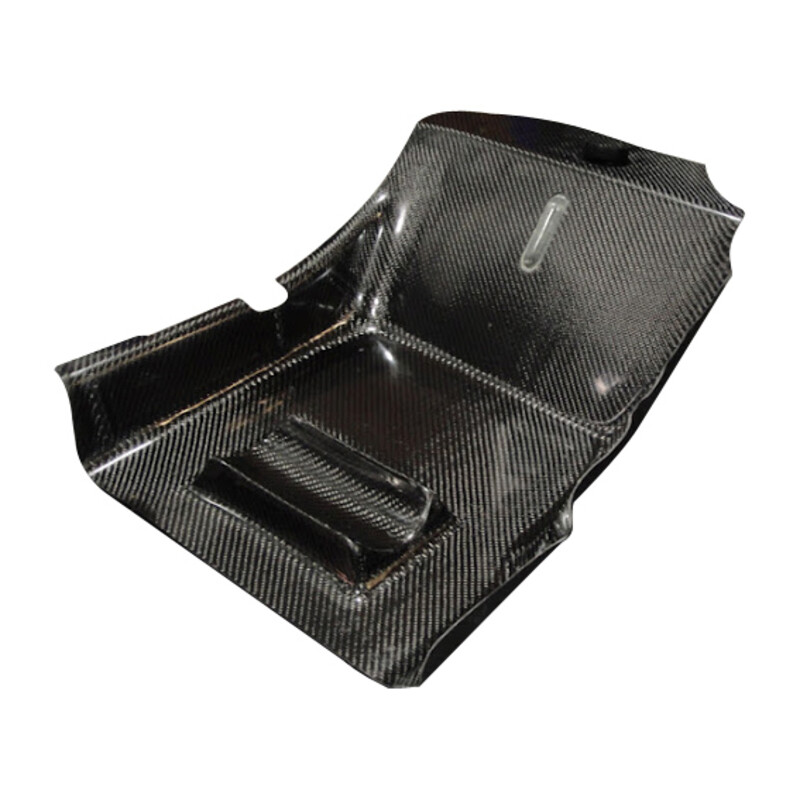 Repose pied copilote Carbone Citroen C2 S1600 avec support extincteur