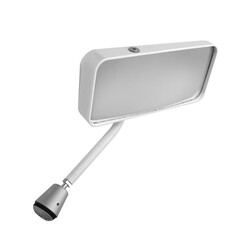 Rétroviseur Touring Gt miroir plat coloris blanc côté droit