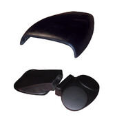 Trappe de toit en fibre type Peugeot 206 S1600 complète avec diffuseur