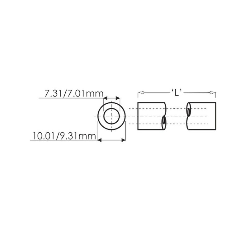 Tuyau caoutchouc D5/16INT 9/16EXT L609mm Loockeed
