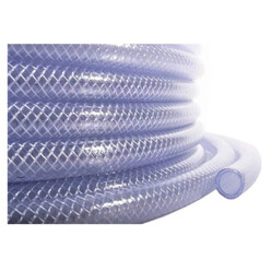 Tuyau PVC clair renforcé diamètre intérieur 15mm (le mètre)