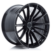 Jante Concaver CVR7 21x10.5" (5 trous - sur mesure) ET10-46, Double Noir Brillant