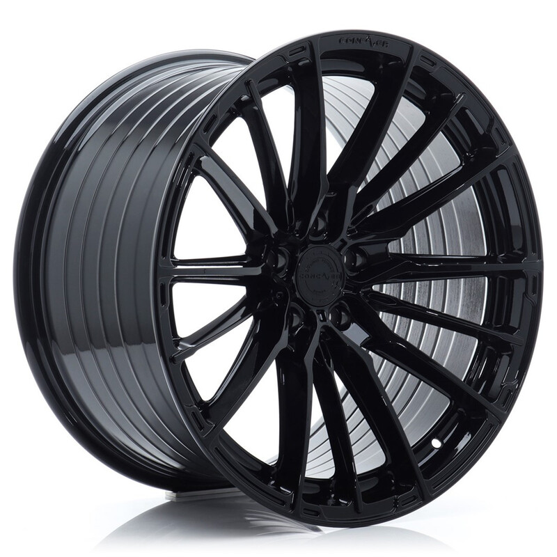 Jante Concaver CVR7 22x10.5" (5 trous - sur mesure) ET10-46, Noir Platine