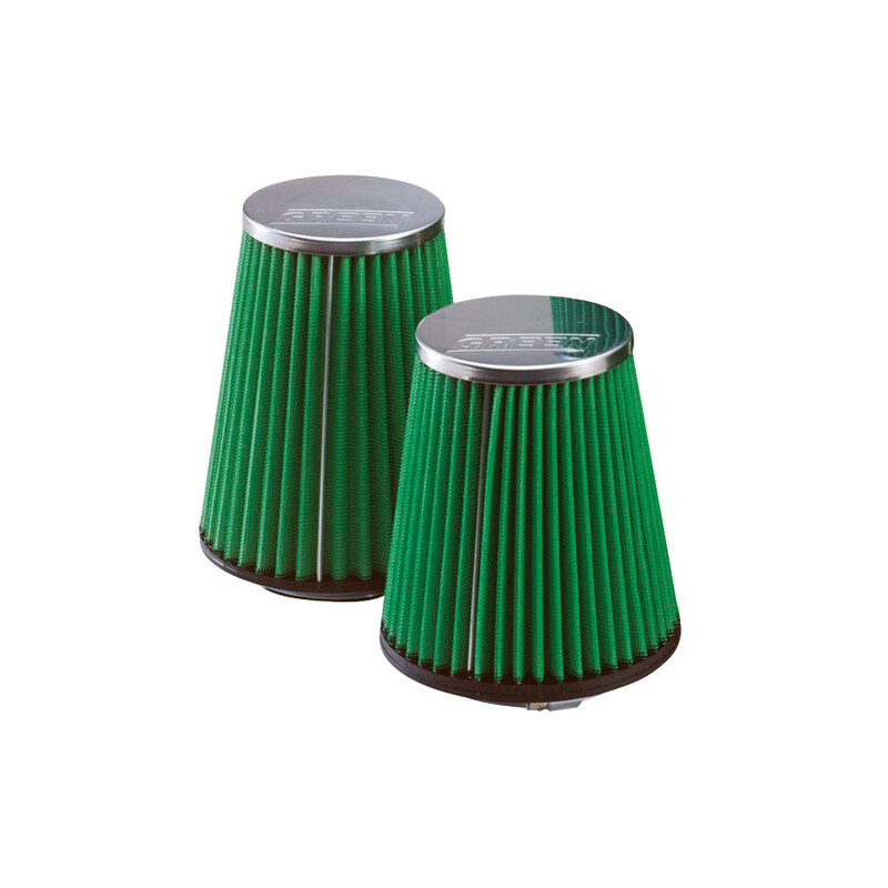 Filtre à air Green conique diam 70X120 - Bi-couche