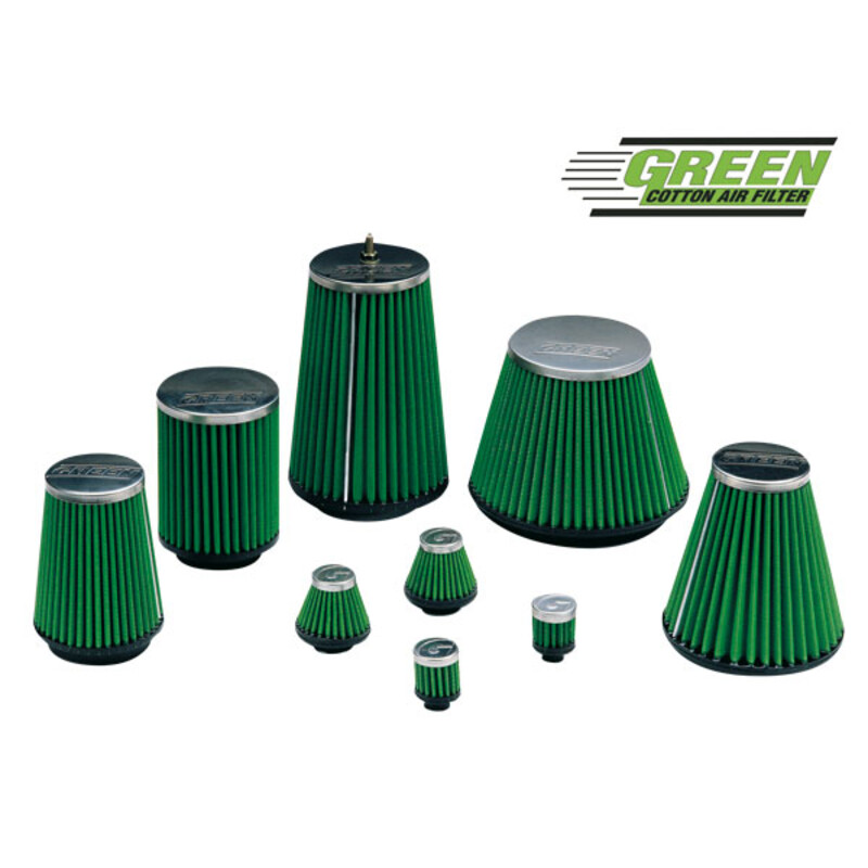 Filtre à air Green conique entrée Diam 44/Cone 102x75/H 70