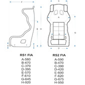 Siège Baquet BPS Racing RS1 (FIA 8855-1999)