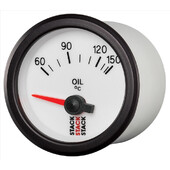 Mano temperature huile Stack 60-150° électrique+sonde 10x100 blanc Ø52