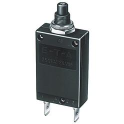 Disjoncteur, interrupteur thermique type 257 10A (perçage Ø9 mm)