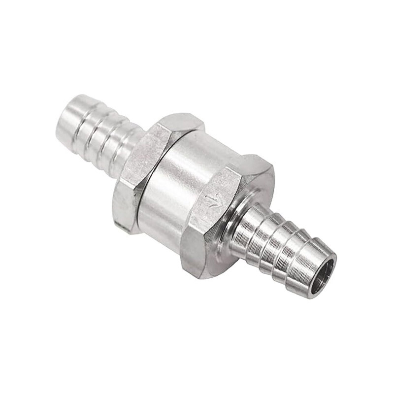 Valve anti-retour aluminium - tous fluides - à emmancher Ø8mm