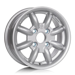 Jante Compomotive ML 1357 13x5.5" 4x108 ET40, Argent (Brisca Av. - 63.5 mm)
