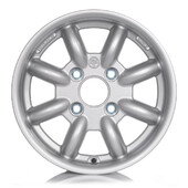 Jante Compomotive ML 1357 13x5.5" 4x108 ET40, Argent (Brisca Av. - 63.5 mm)