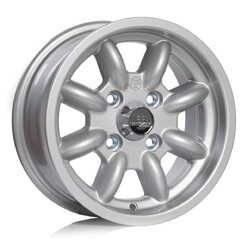 Jante Compomotive ML 1362 13x6" 4x100 ET18, Argent (VW/Opel - 73 mm)