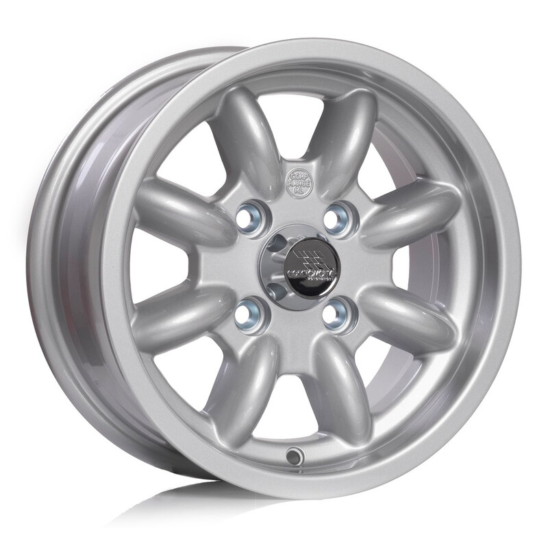 Jante Compomotive ML 1362 13x6" 4x100 ET18, Argent (VW/Opel - 73 mm)